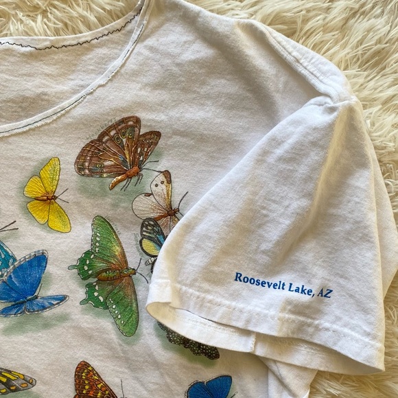 Vintage Oversized Butterfly T- Shirt - Picture 13 of 16